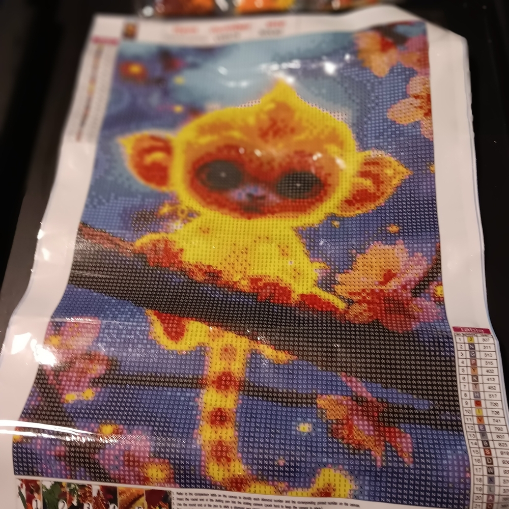 Colorful Monkey Diamond Painting Kit 30x40